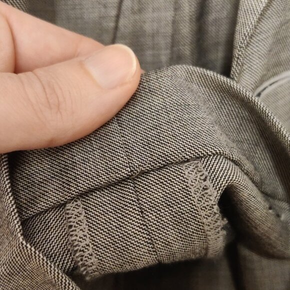 Joseph Abboud grey 36S 30 wool spandex stretch suit slim skinny fit tailored - Picture 9 of 12